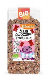 Biominki żelki owocowe bez dodatku cukrów bezglutenowe bio 400 g