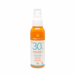 Biosolis mleczko przeciwsłoneczne do ciała spf 30 w sprayu eco 100 ml