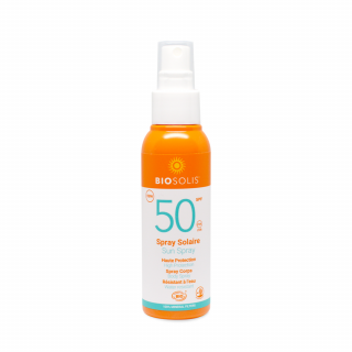 Biosolis mleczko przeciwsłoneczne do ciała spf 50+ w sprayu eco 100 ml