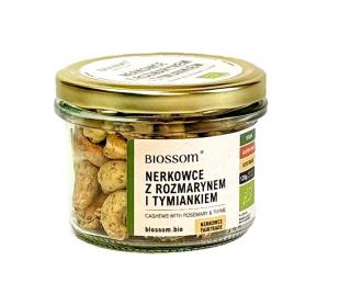 Biossom orzechy nerkowca z rozmarynem i tymiankiem bezglutenowe bio 120 g
