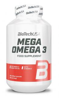 BioTech USA Mega Omega 3 180 kapsułek