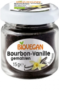 Biovegan wanilia bourbon mielona bio 15 g (słoik)