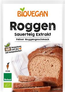 Biovegan zakwas chlebowy żytni w proszku bio 30 g