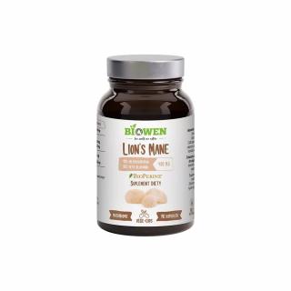 BIOWEN Lion's Mane 400mg (40% polisacharydów, 30% beta-glukanów) 90 Kapsułek