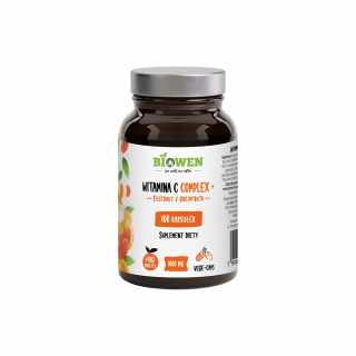 Biowen Witamina C Complex+ ekstrakt z grejpfruta 100 kapsułek