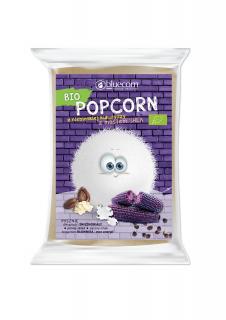 Bluecorn popcorn z niebieskiej kukurydzy z shea i solą do przygotowania w mikrofalówce bezglutenowy bio 100 g