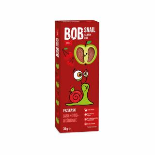 Bob snail przekąska roll jabłko  wiśnia bez dodatku cukrów bezglutenowa 30 g