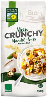 Bohlsener muehle crunchy orzechowe z prażonymi chipsami kokosowymi bio 400 g