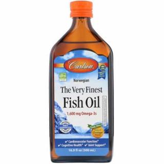 CARLSON LABS The Very Finest Fish Oil Natural Orange (Omega-3, EPA, DHA) 500ml