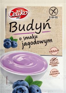 Celiko budyń o smaku jagodowym bezglutenowy 40 g