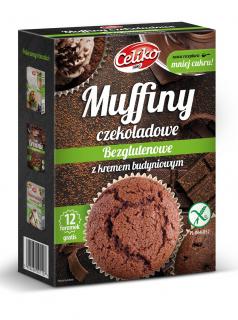 Celiko mieszanka na muffiny czekoladowe z kremem budyniowym bezglutenowa 310 g
