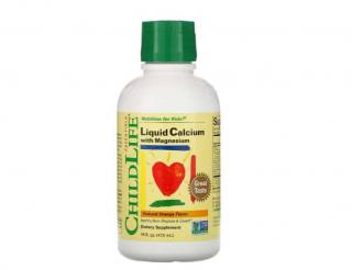 ChildLife Liquid Calcium with Magnesium (Wapń i Magnez w płynie) 473ml Pomarańcz