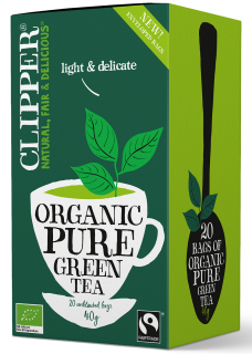 Clipper herbata zielona fair trade bio (20 x 2 g) 40 g