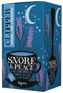 Clipper herbatka z melisą i lawendą (snore  peace) bio (20 x 1,5 g) 30 g