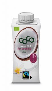 Coco (dr martins) coconut milk  napój kokosowy do gotowania bez dodatku cukrów fair trade bio 200 ml