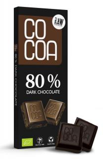 Cocoa czekolada ciemna 80 % bio 40 g
