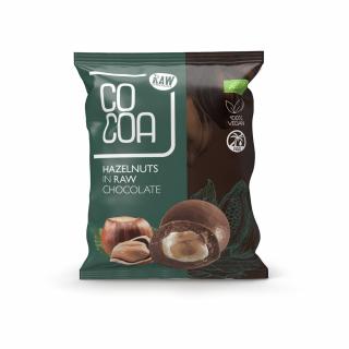 Cocoa orzechy laskowe w surowej czekoladzie bio 70 g