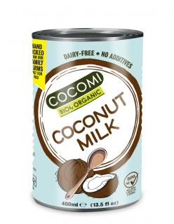 Cocomi coconut milk  napój kokosowy bez gumy guar (17 % tłuszczu) bio 400 ml