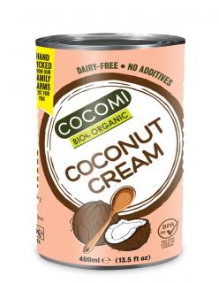 Cocomi krem kokosowy bez gumy guar bez dodatku cukrów bio 400 ml