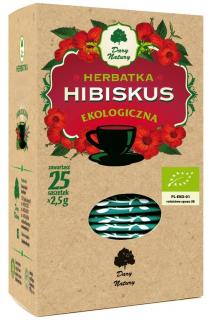 Dary natury herbatka hibiskus bio (25 x 2,5 g) 62,5 g