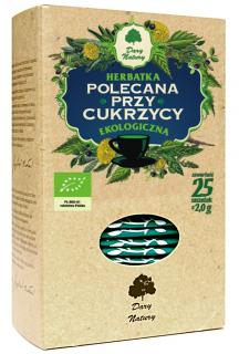 Dary natury herbatka polecana przy cukrzycy bio (25 x 2 g) 50 g
