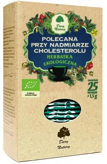 Dary natury herbatka polecana przy nadmiarze cholesterolu bio (25 x 1,5 g) 37,5 g