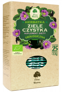 Dary natury herbatka ziele czystka bio (25 x 2 g) 50 g