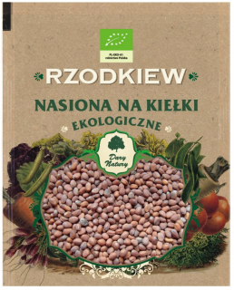 Dary natury nasiona rzodkiewki bio na kiełki 30 g