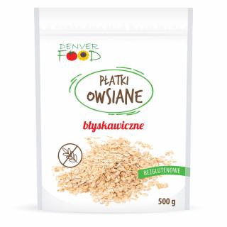 Denver food płatki owsiane błyskawiczne bezglutenowe 500 g