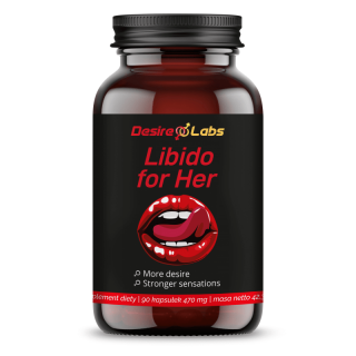 Desire Labs Libido for Her (Wsparcie funkcji seksualnych i libido) 90 Kapsułek