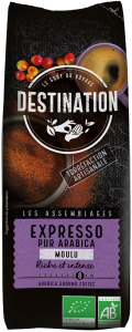 Destination kawa mielona arabica 100 % expresso bio 250 g