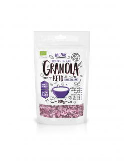 DIET-FOOD Bio Keto Granola 200g z czarną porzeczką