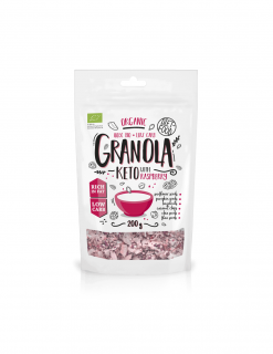 DIET-FOOD Bio Keto Granola 200g z maliną