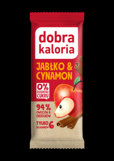 Dobra Kaloria Baton jabłko  cynamon 35g