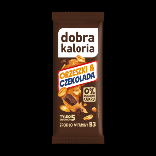 Dobra Kaloria Baton Orzeszki  czekolada 35g