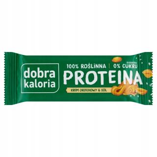 Dobra Kaloria Baton PROTEINA Krem orzechowy  sól 45g