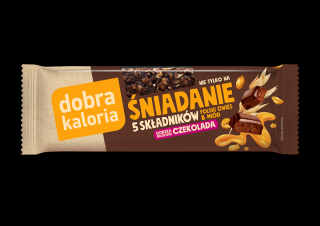 Dobra Kaloria Baton Śniadanie gorzka czekolada owies 40g