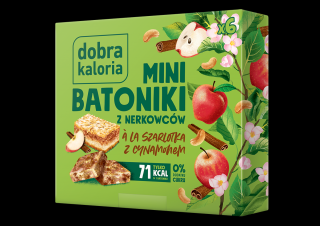 Dobra Kaloria Mini batoniki ala szarlotka z cynamonem 102g