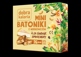Dobra Kaloria Mini Batoniki z nerkowców a'la sernik waniliowy 102g