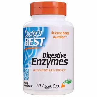 Doctor's Best Digestive Enzymes (Enzymy trawienne) 90 Kapsułek wegetariańskich