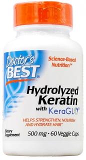 DOCTOR'S BEST Hydrolyzed Keratin 500 mg (60 kaps.)