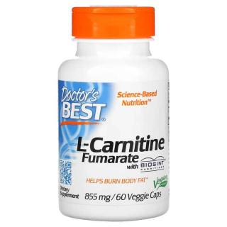 Doctor's Best L-Carnitine Fumarate with Biosint Carnitines (L-Karnityna) 60 Kapsułek wegetariańskich