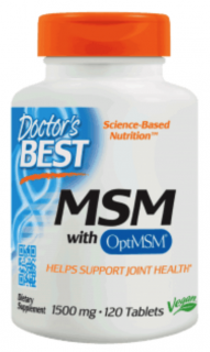 Doctor's Best MSM z OptiMSM 1500mg - 120 tabletek