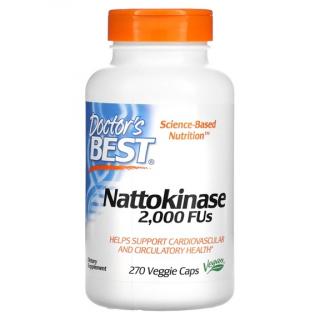 DOCTOR'S BEST Nattokinase 2000 FUs (270 kaps.)