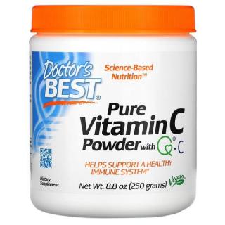 Doctor's Best Pure Vitamin C Powder with Q-C (Czysta Witamina C w proszku z Q-C) 250g