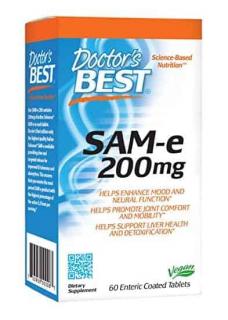 Doctor's Best SAM-e 200 - 60 tabletek wegetariańskich