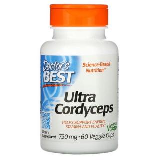 Doctor's Best Ultra Cordyceps 750mg (Ultra Kordyceps) 60 Kapsułek wegetariańskich