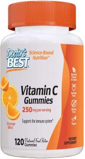 Doctor's Best Vitamin C Gummies (Witamina dla dzieci) 250mg 120 żelków