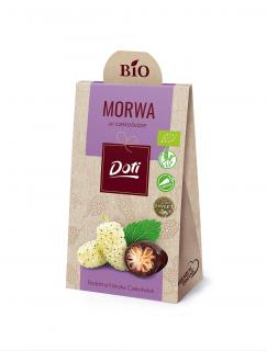 Doti morwa biała w czekoladzie deserowej bezglutenowa bio 50 g