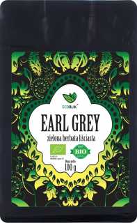 Ecoblik herbata zielona earl grey bio 100 g